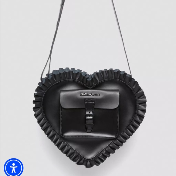 Dr. Martens Black Heart Crossbody Bag - Picture 3 of 4